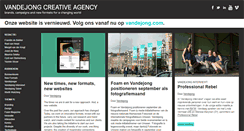 Desktop Screenshot of blog.vandejong.nl